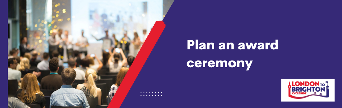 Plan an award ceremony