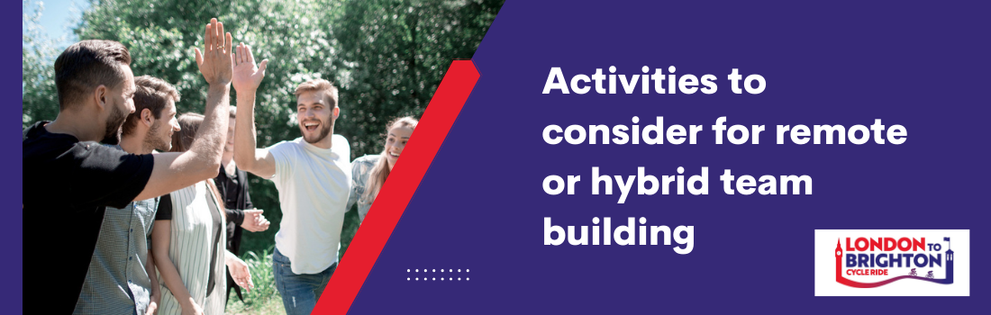 Activities to consider for remote or hybrid team building